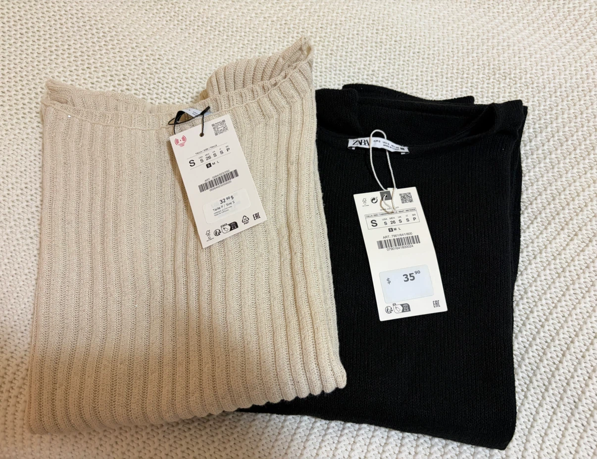 Zara new - 2 tops for