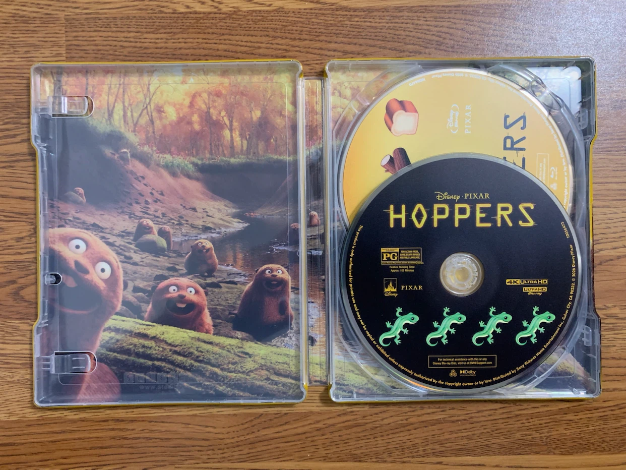 Hoppers (LE Collectible Steelbook) 4K UHD Blu-ray Combo Pack - photo 3