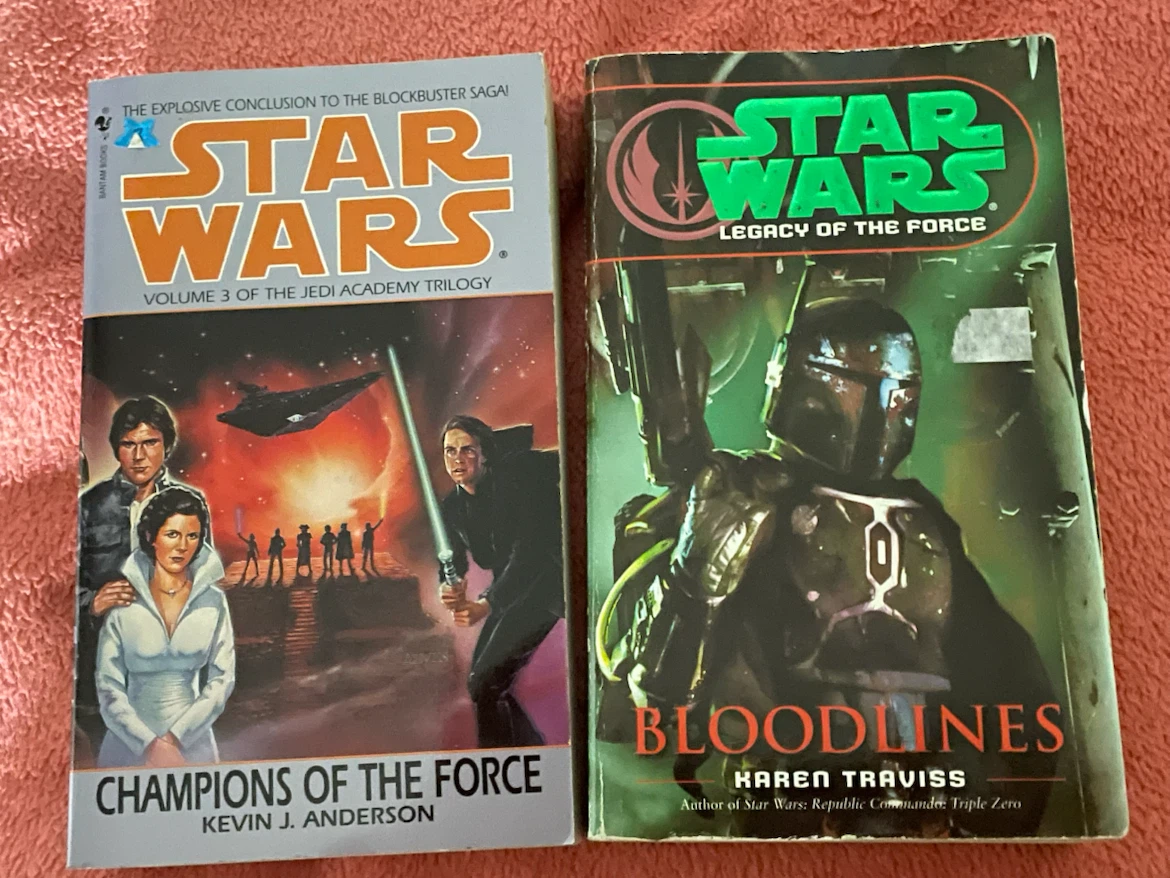 Vintage Star Wars Books: Champions of the Force & Bloodlines