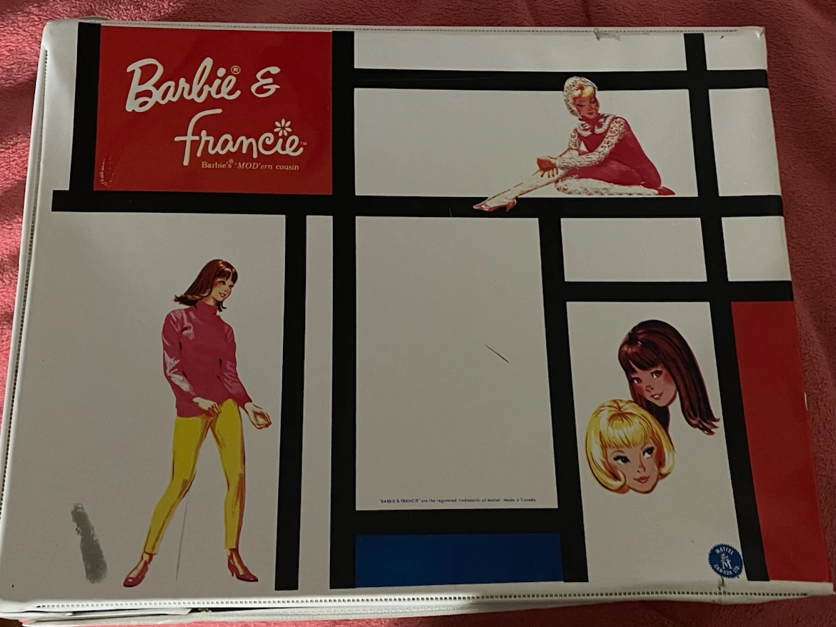 Barbie & Francie Mod Train Case