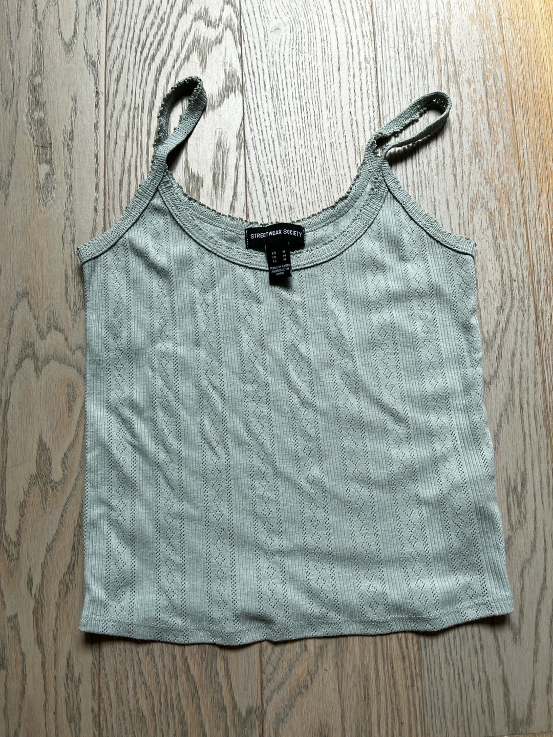 Streetwear Society Mint Green Top - Size M