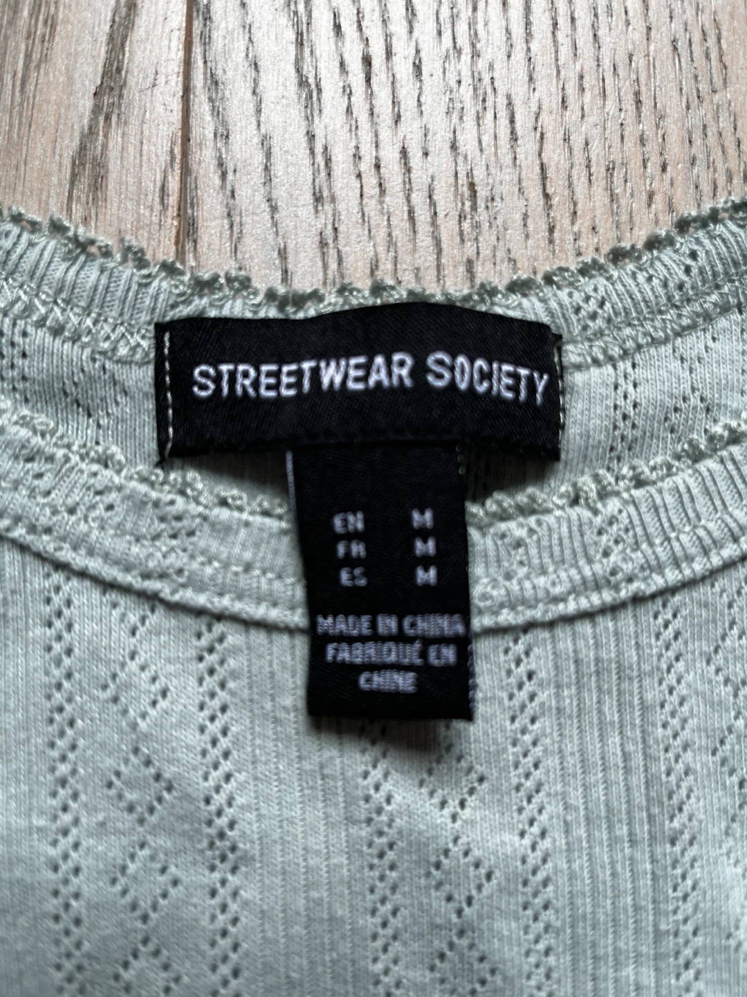 Streetwear Society Mint Green Top - Size M - photo 2