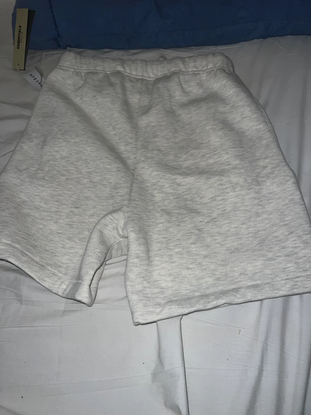 Essentials Fear of God Light Oatmeal Sweat Shorts - photo 2