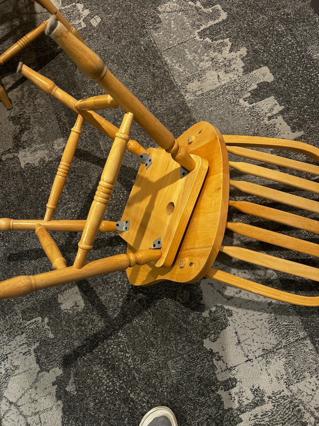 Wooden Dining Chairs (2) - Natural Finish - photo 4