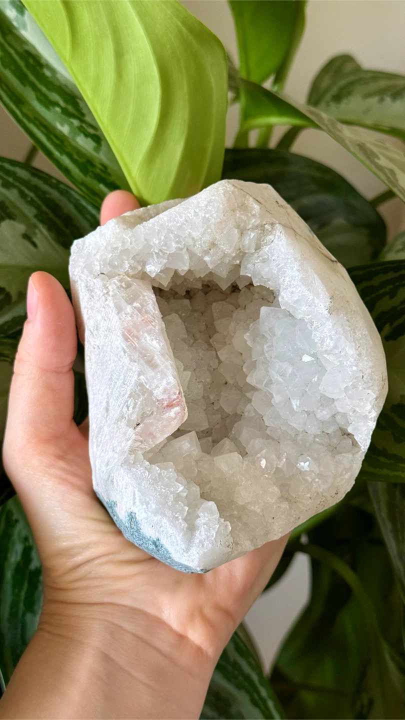 Genuine Tibetan Quartz Crystal Geode Specimen - photo 2