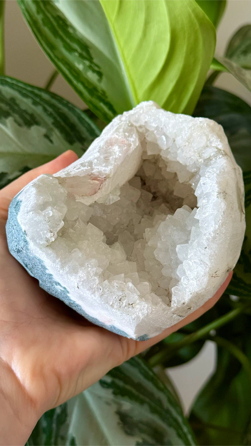Genuine Tibetan Quartz Crystal Geode Specimen - photo 3