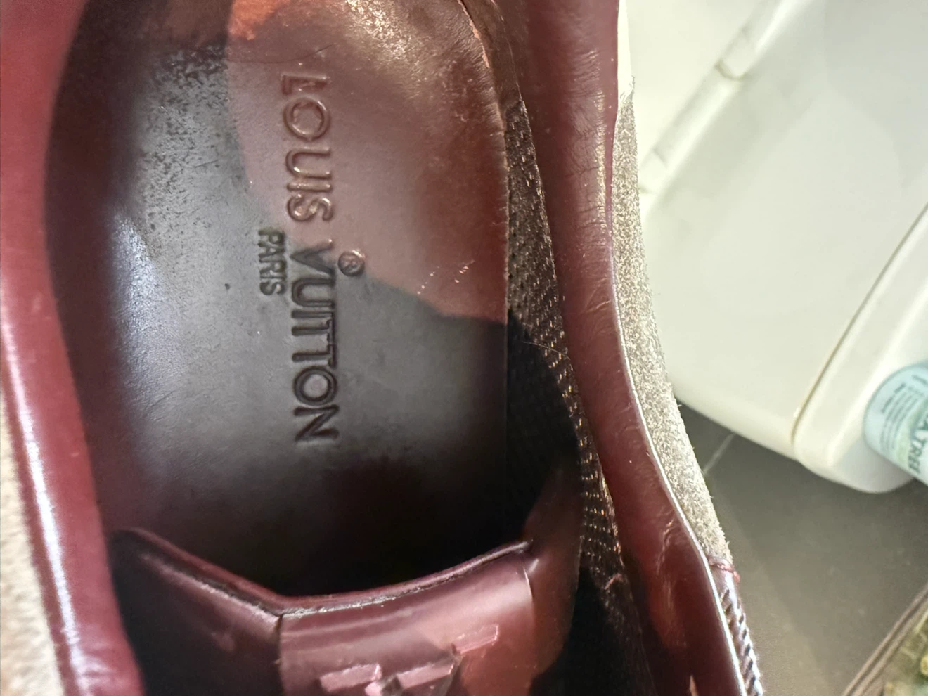 Louis Vuitton Sneakers Burgundy size 12 - photo 5