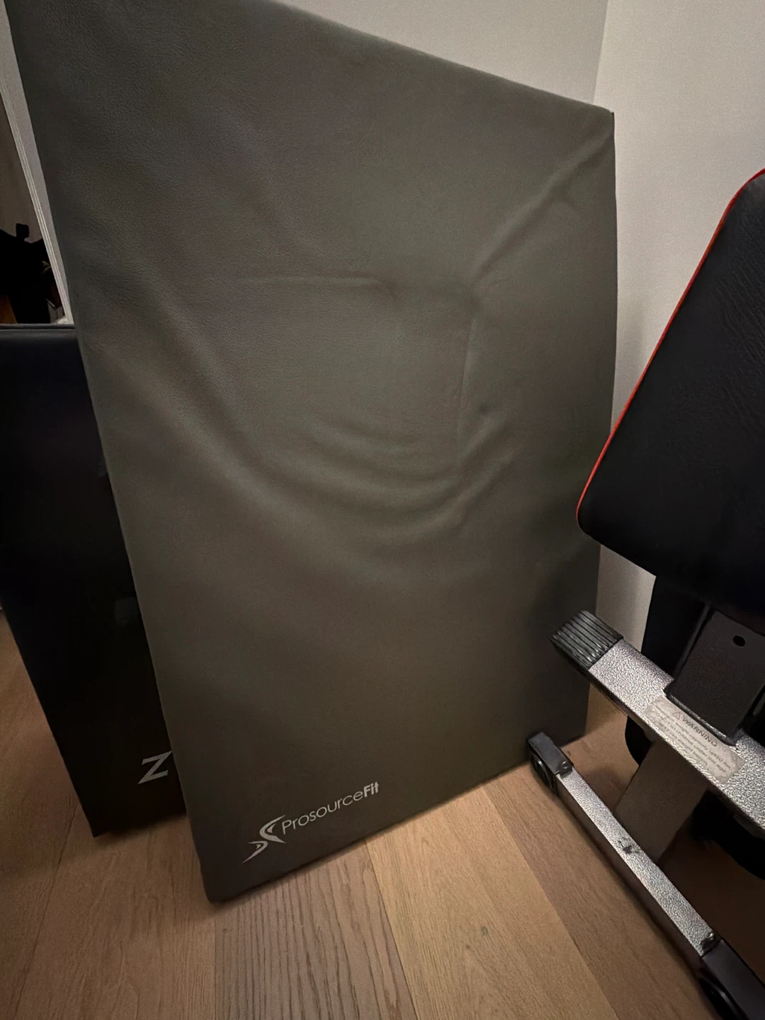ProsourceFit Exercise Mat bi fold dark gray like new