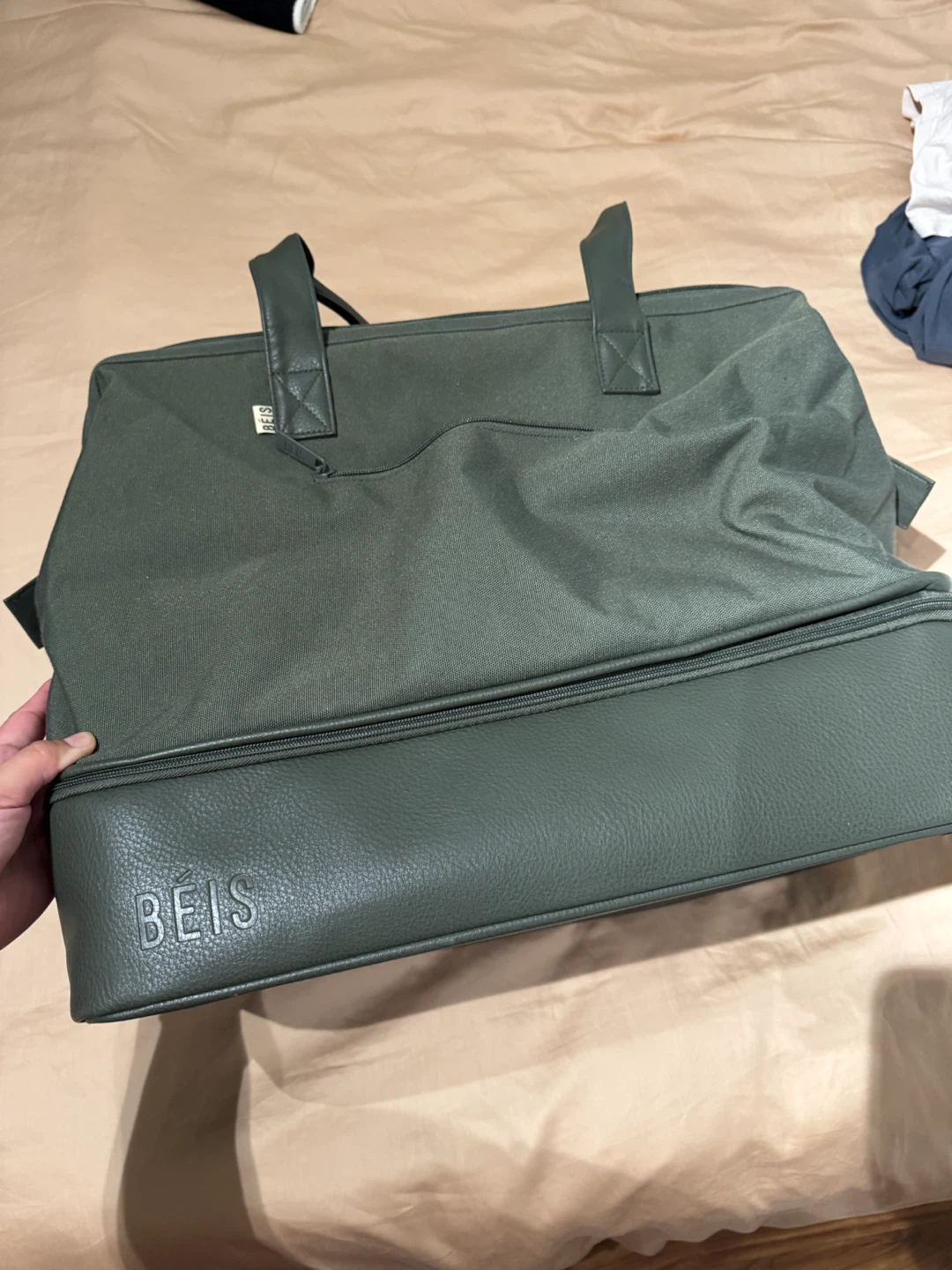 BEIS The Weekender Bag - Olive - photo 2