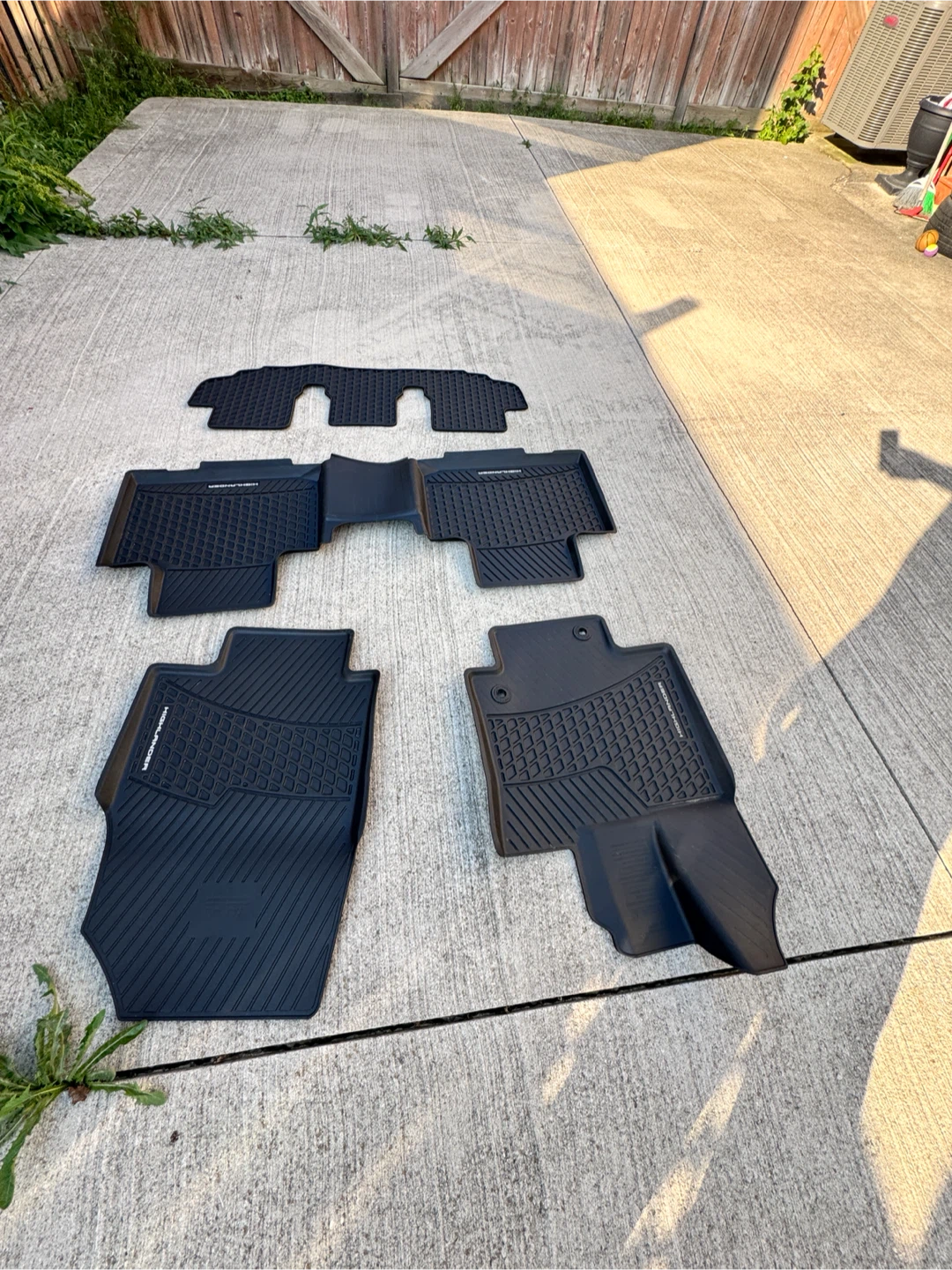 2026 Toyota Highlander All-Weather Floor Mats Set