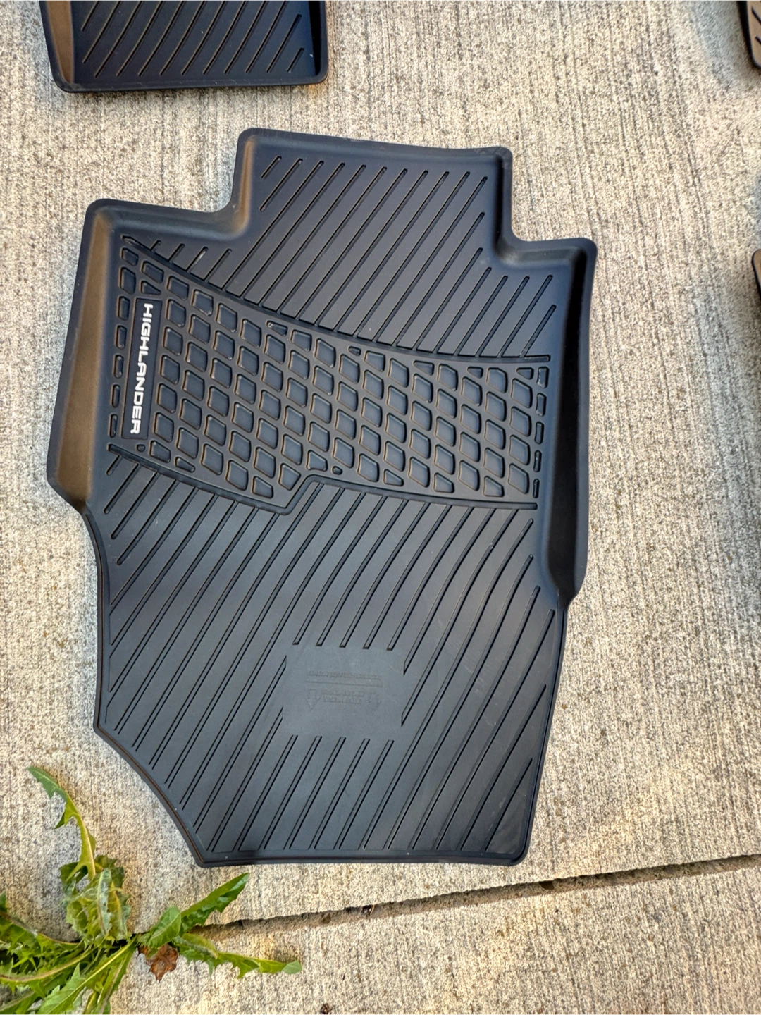 2026 Toyota Highlander All-Weather Floor Mats Set - photo 2