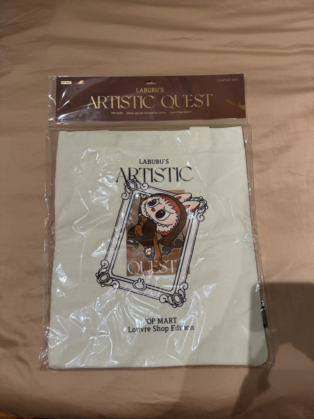 POP MART Labubu's Artistic Quest Canvas Bag - photo 2