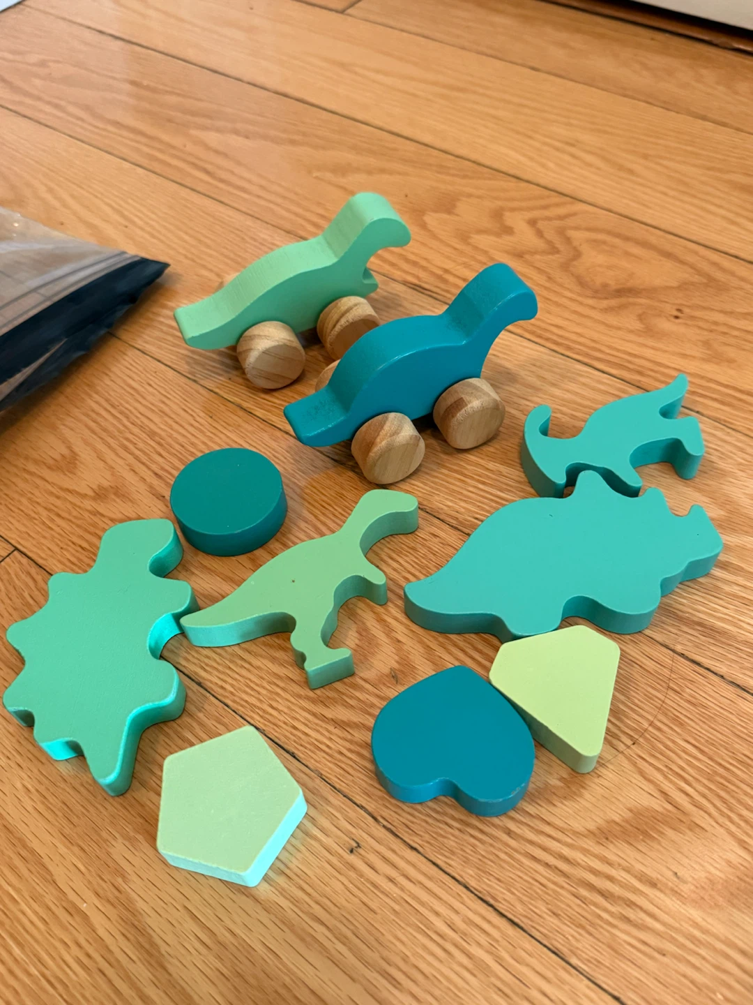 Wooden climbing play set for toddlers - photo 5