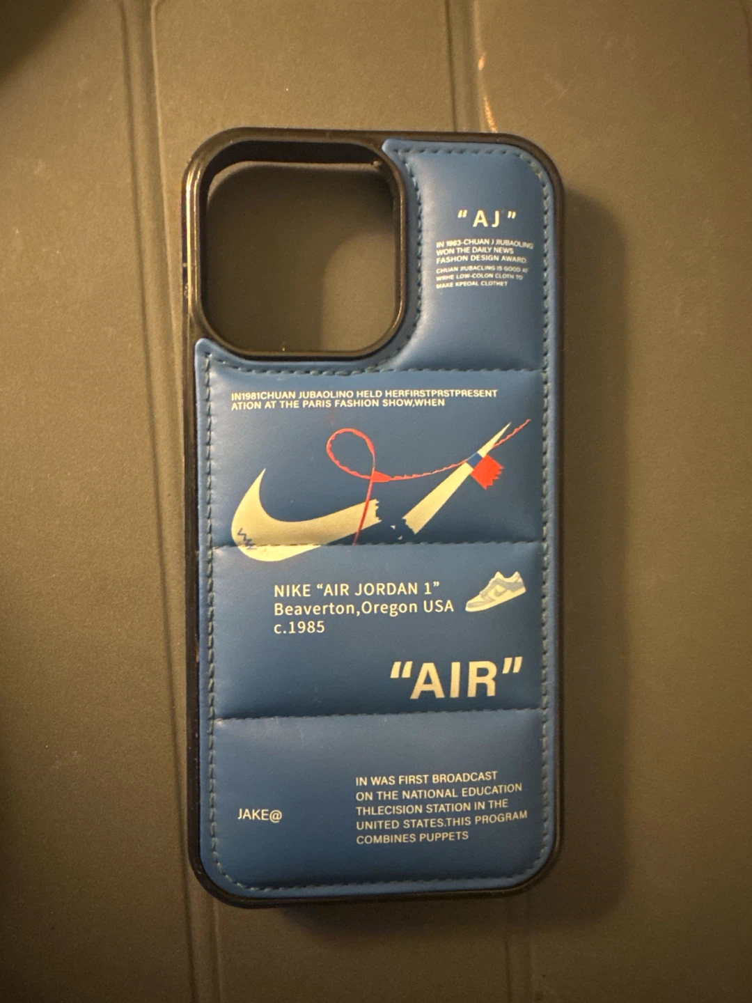 Nike Air Jordan 1 Phone Case 15 pro max