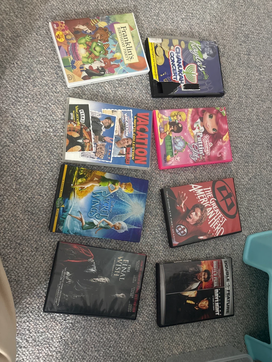 Collection of 8 DVDs
