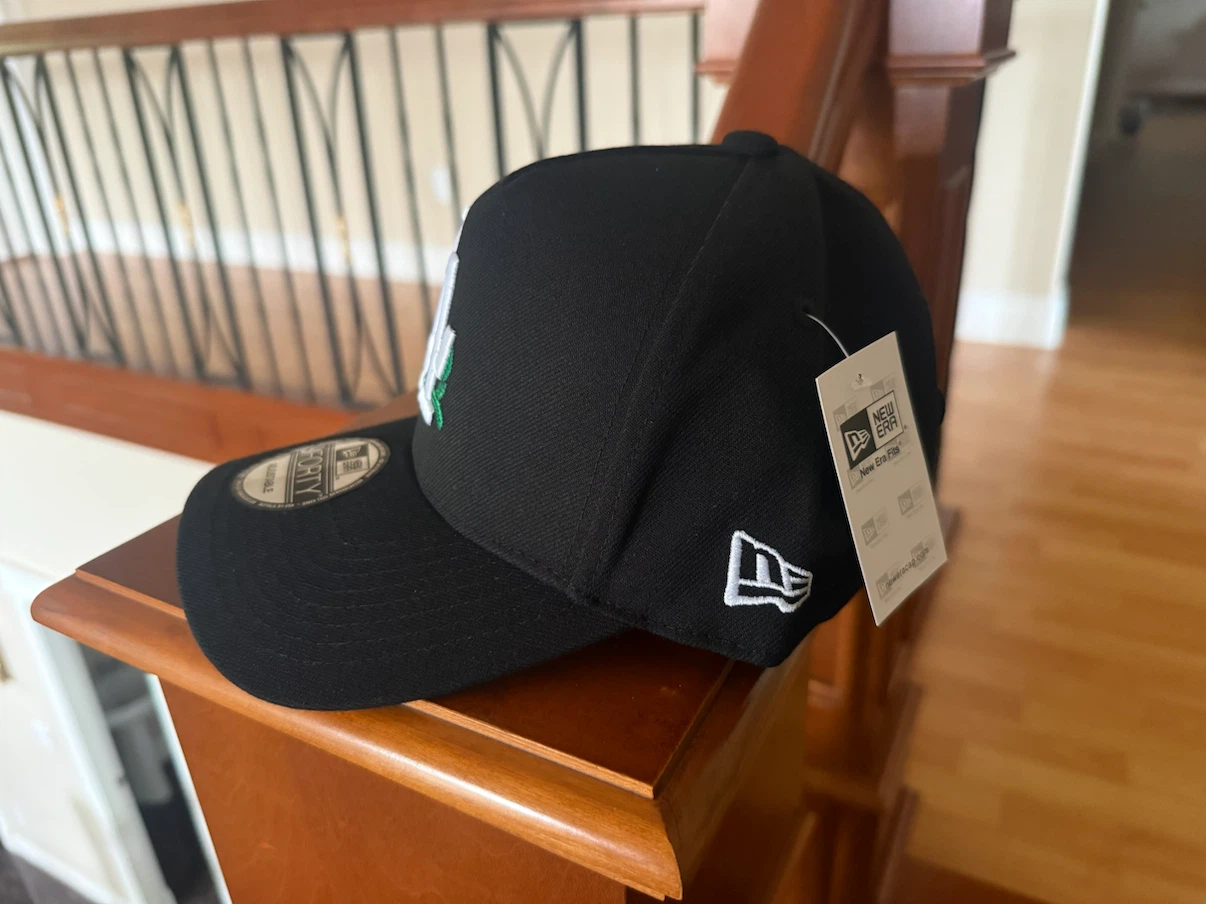 New LA Dodgers Black with white rose logo Adjustable Cap - photo 3