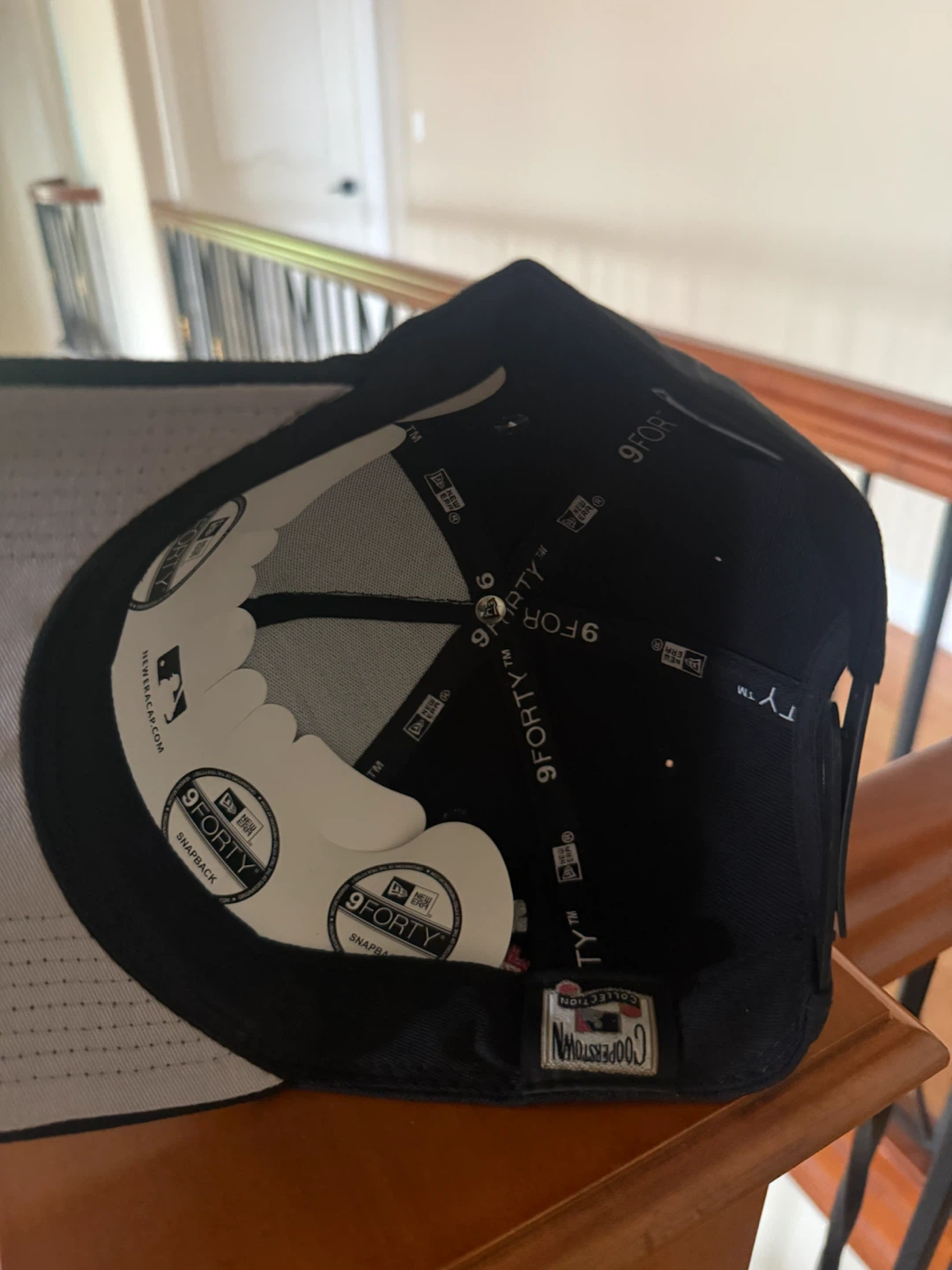 New LA Dodgers Black with white rose logo Adjustable Cap - photo 5
