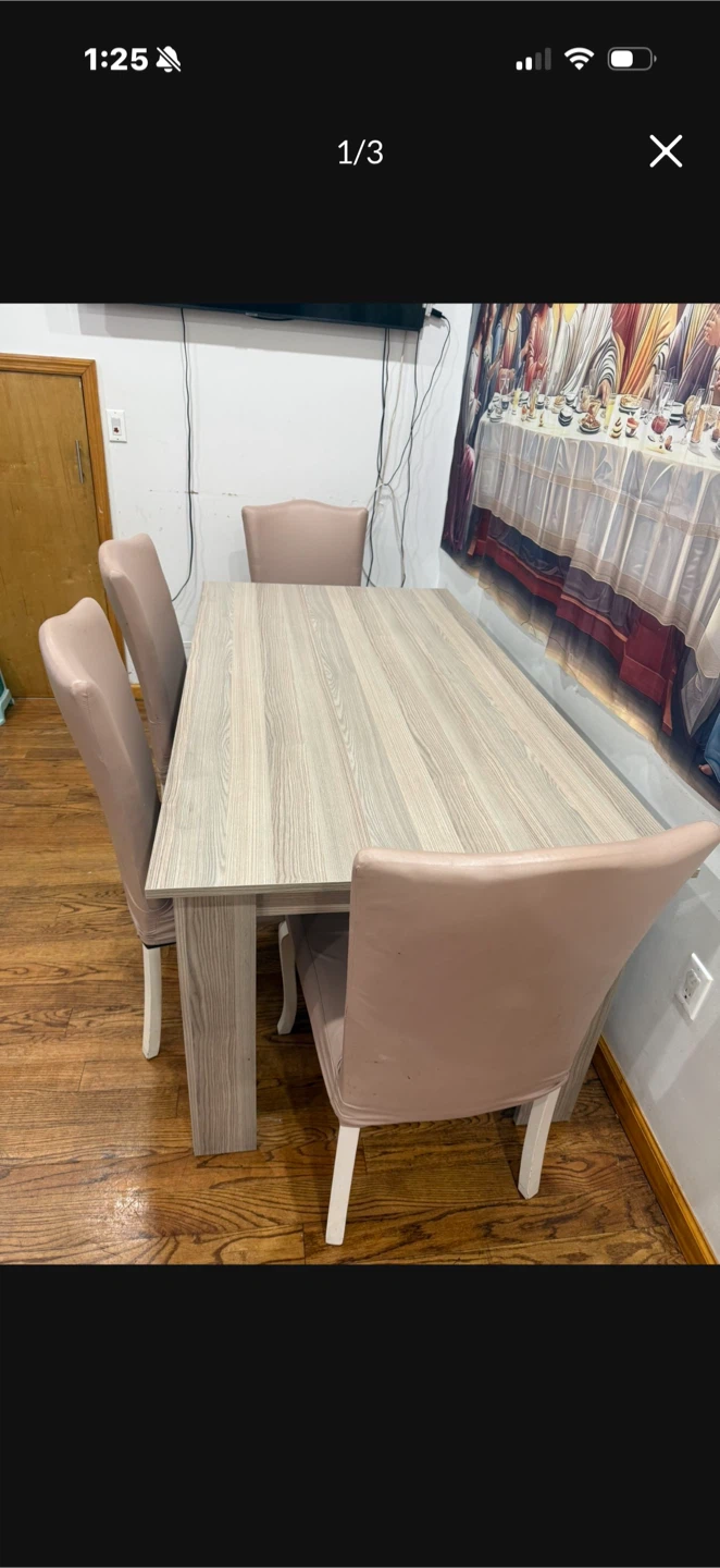 Comedor con 5 sillas