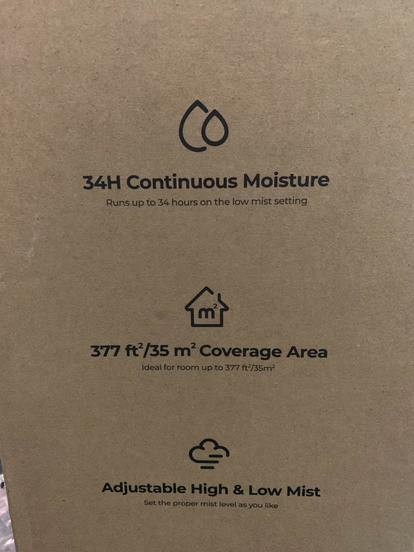 Homvana H101 Ultrasonic Humidifier - photo 3