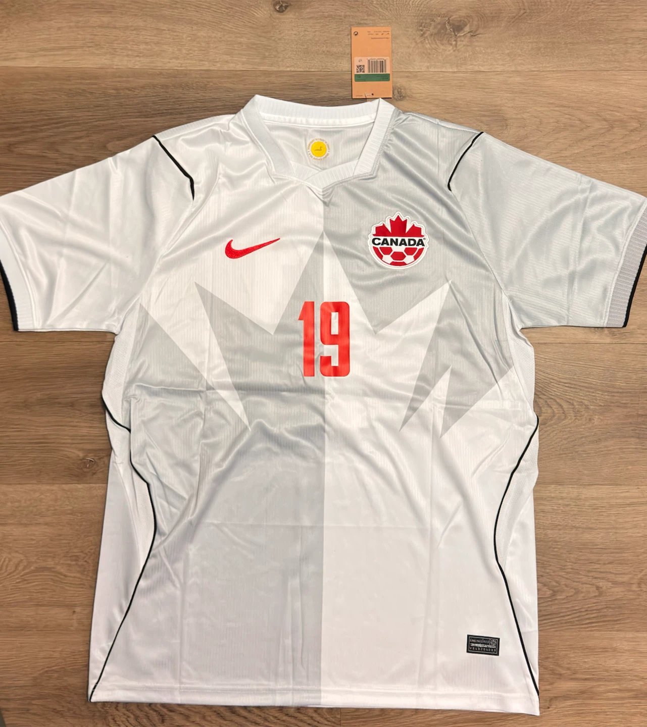 Canada Away White Jersey  FIFA World Cup Jersey