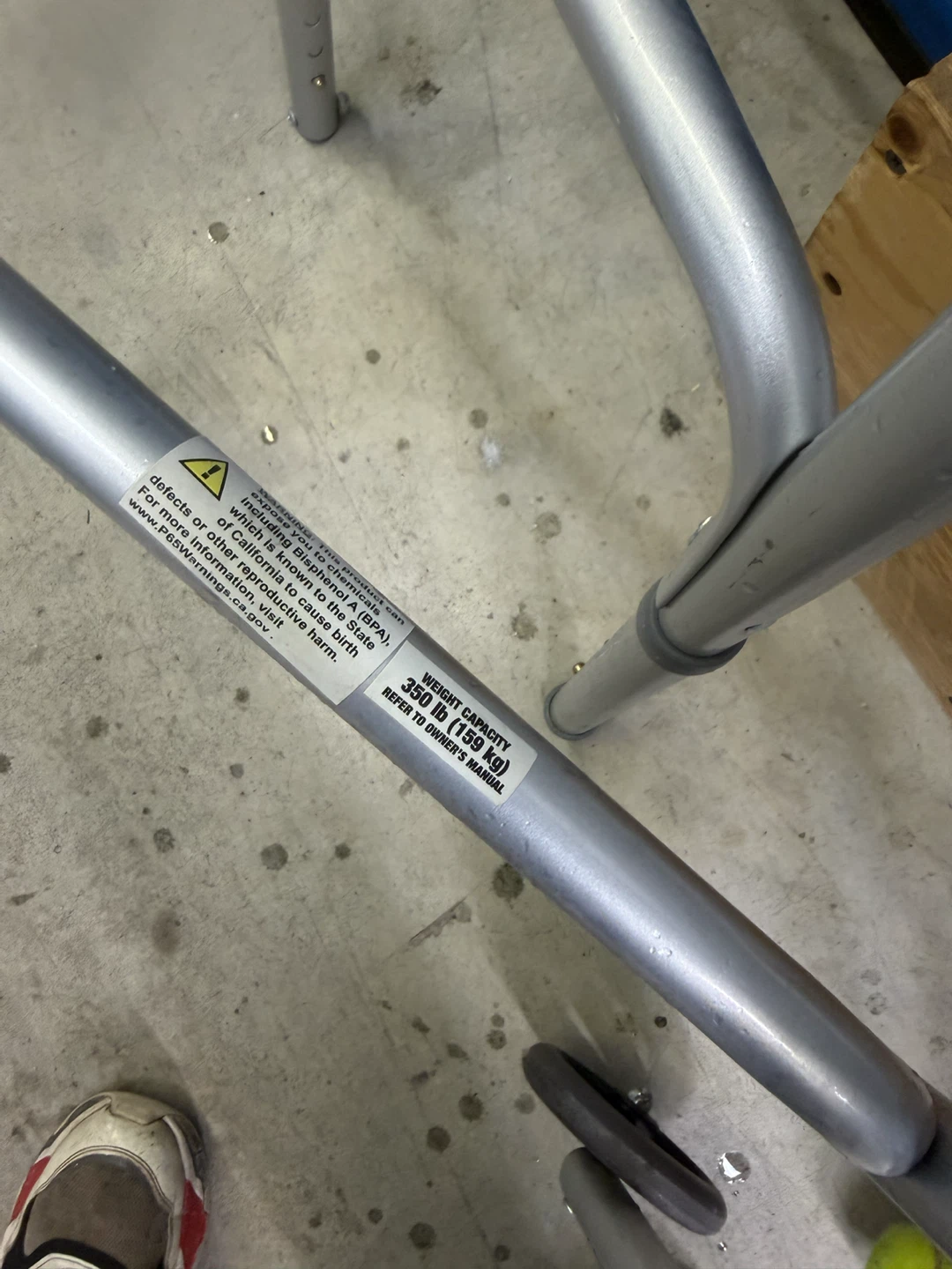 Aluminum Walker with Wheels - photo 2