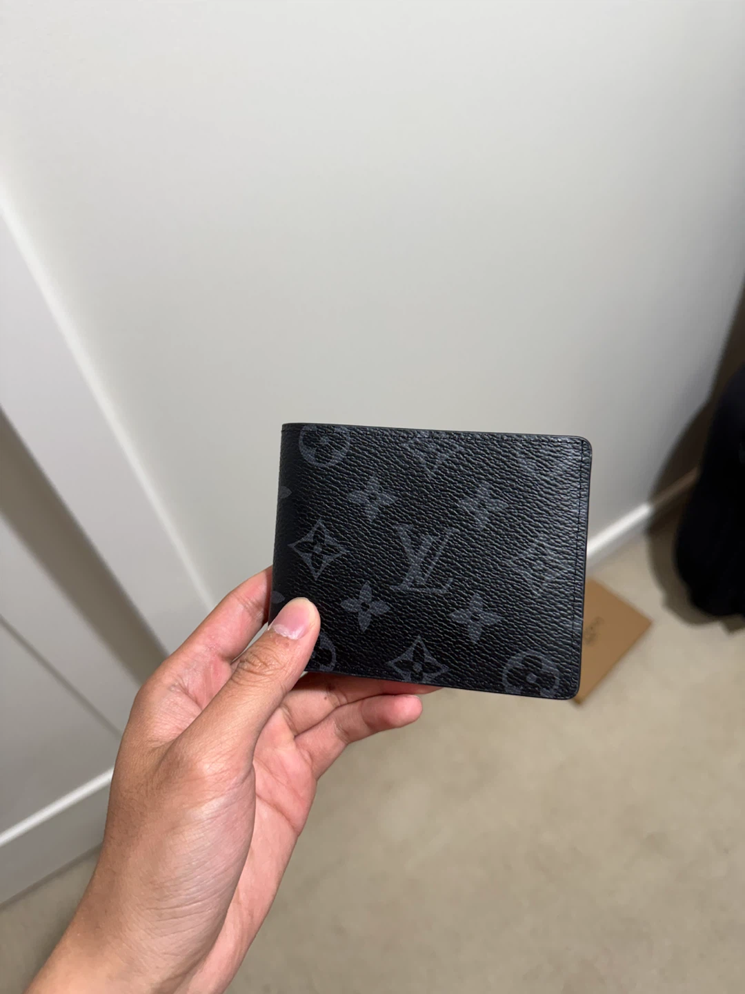 Louis Vuitton Bifold Wallet Black Monogram