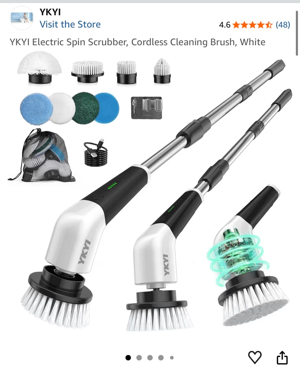 YKYI Electric Spin Scrubber ANS-8051B