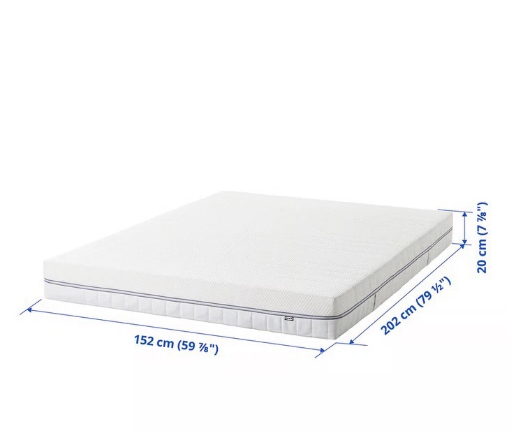 Great Condition IKEA ÅBROTTEN Medium Firm Queen Foam Mattress - photo 5