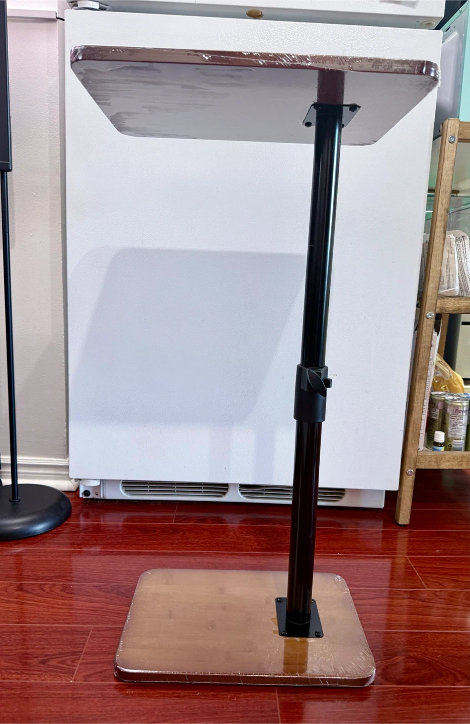 Adjustable Height C Shaped Side Table