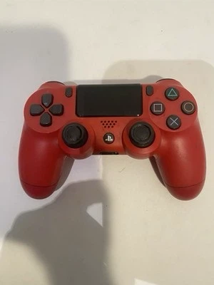 Sony Playstation 4 Controller Red For Parts/repair