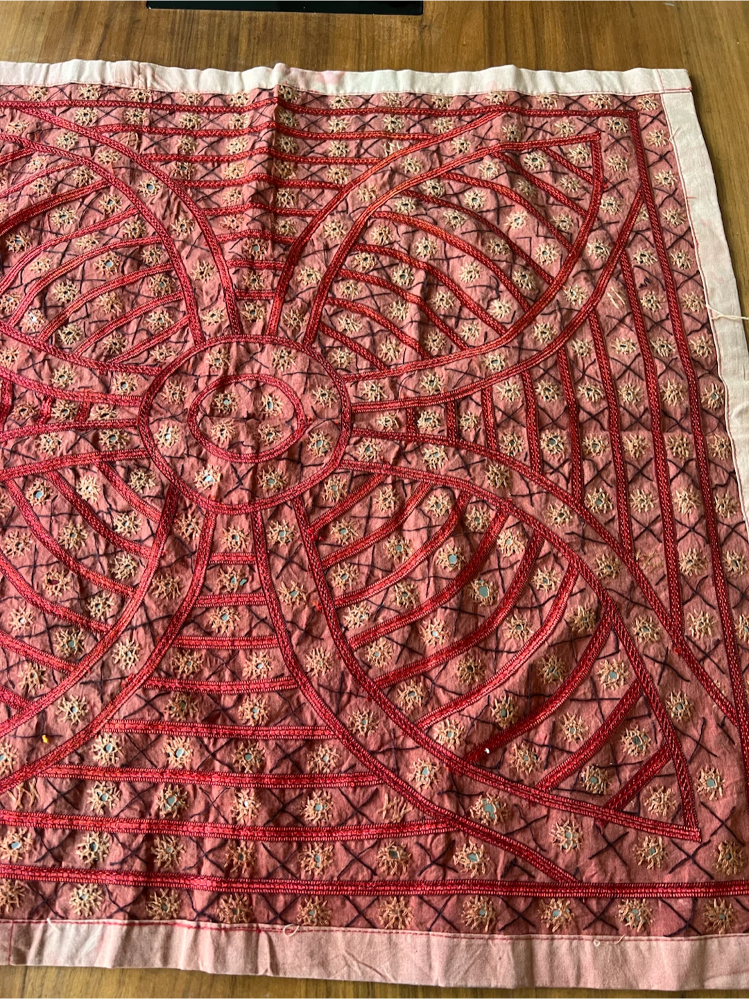 Embroidered Decorative Textile Wall Hanging - photo 2