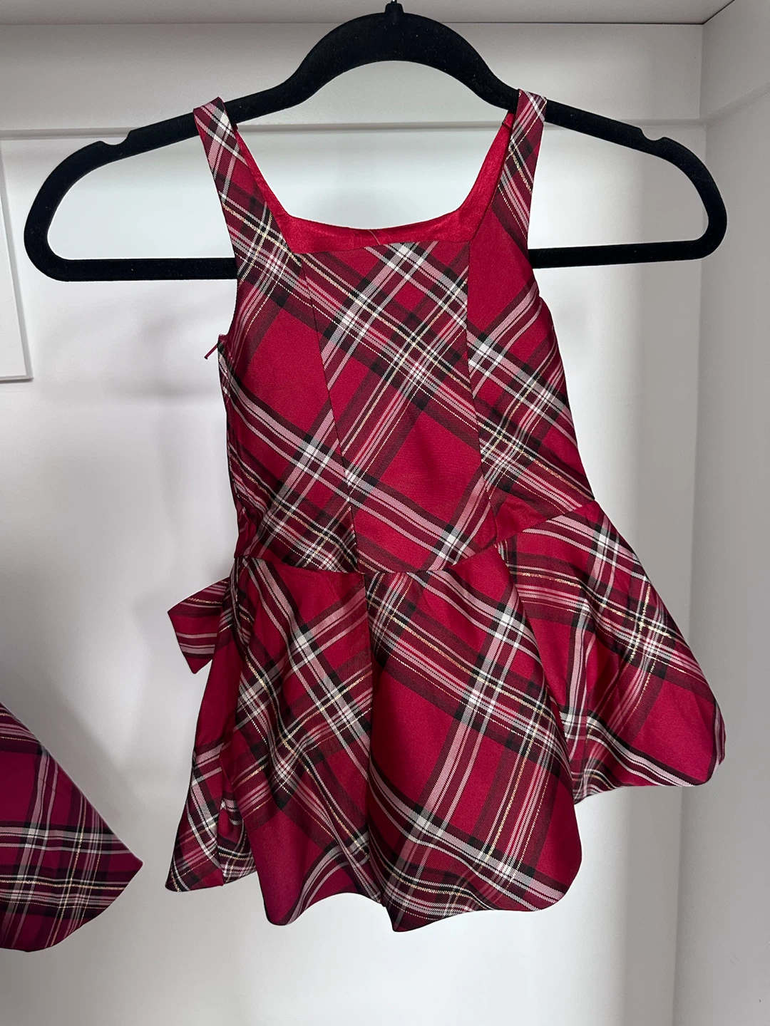 Girl's Plaid Holiday Dress - photo 2