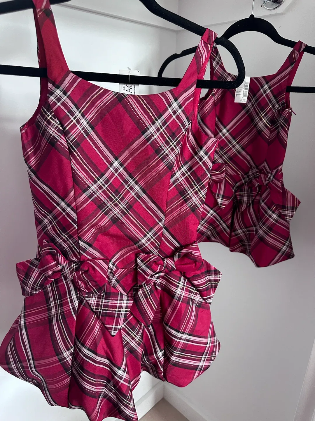 Girls Plaid Dress Set - photo 2