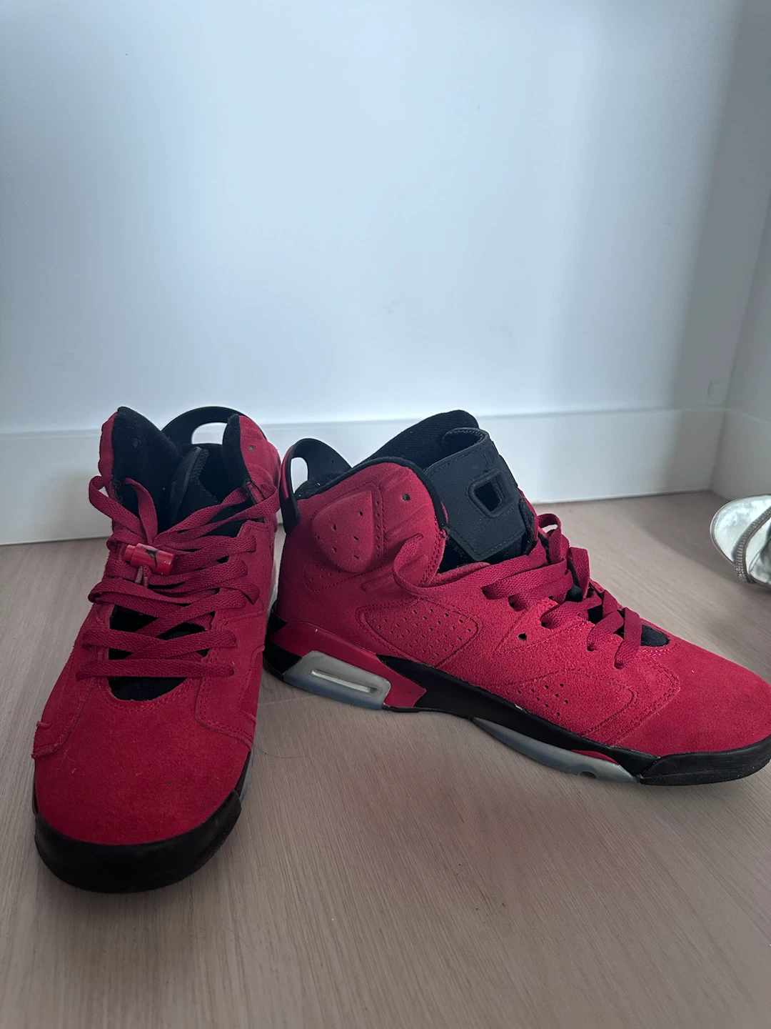 Red Suede High Top Sneakers - photo 2