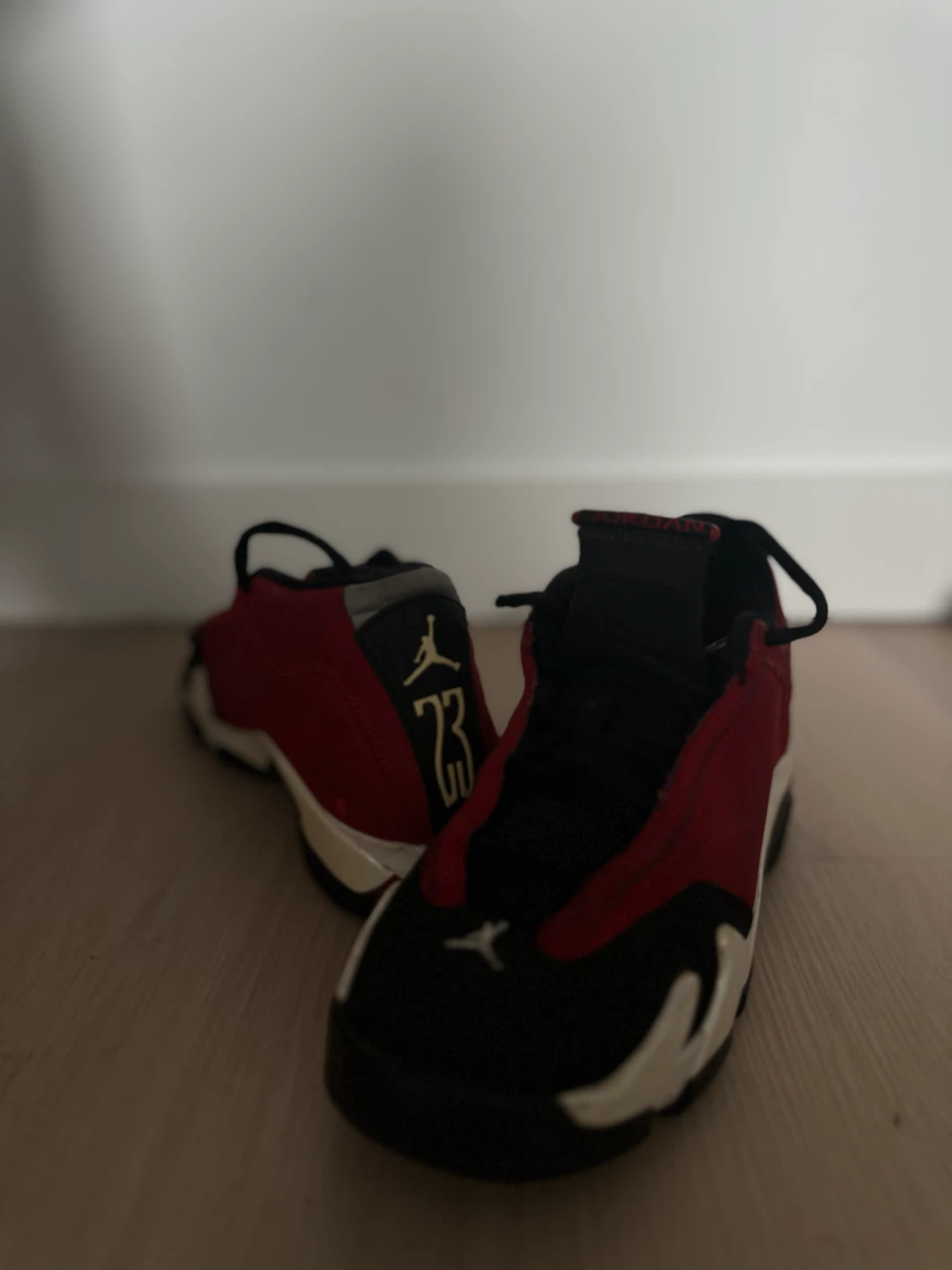 Air Jordan 14 XIV Retro Red Black Youth Size 4.5Y