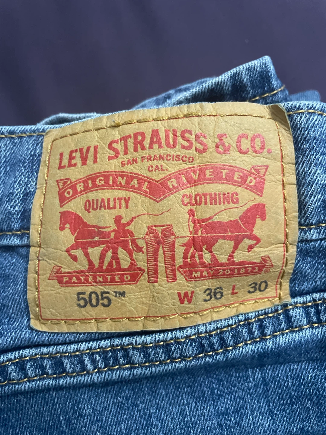 Levi's 505 Jeans W 36 L 30 - photo 2