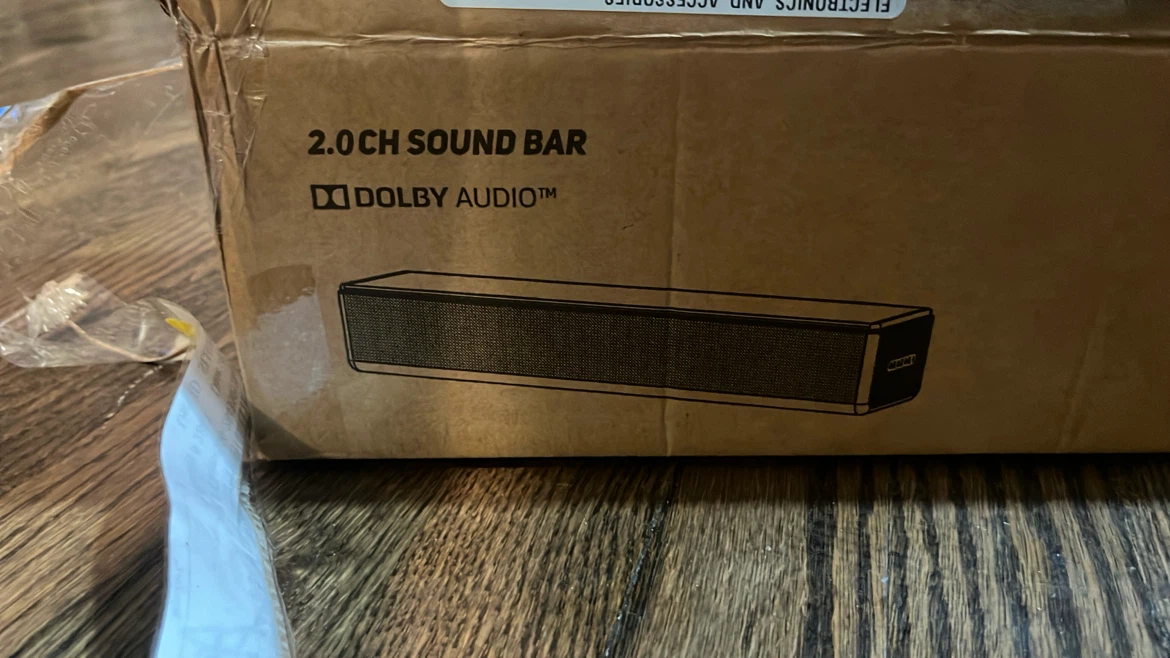 2.0ch Sound Bar with Dolby Audio