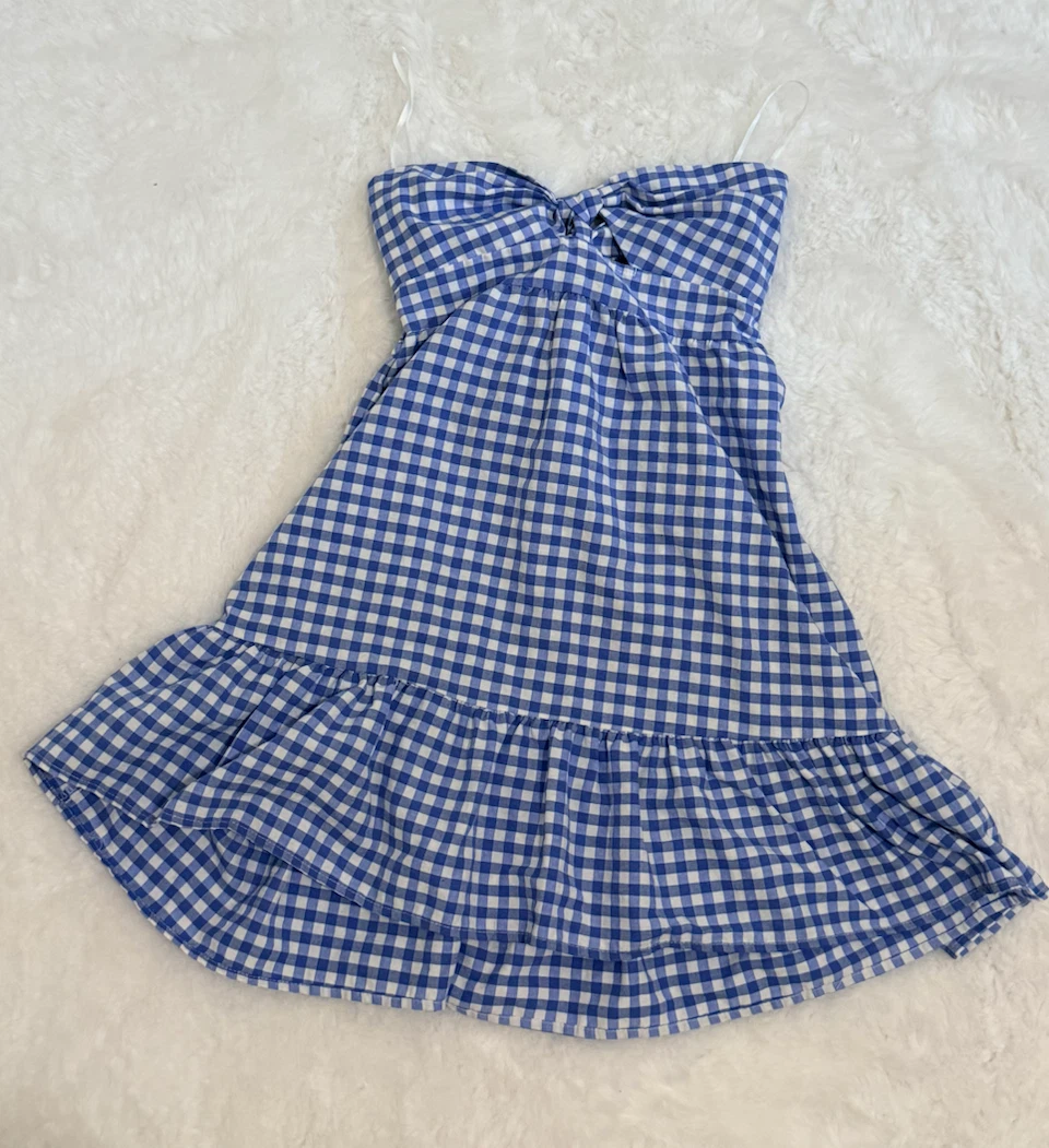 Blue Paid Sundress - photo 2
