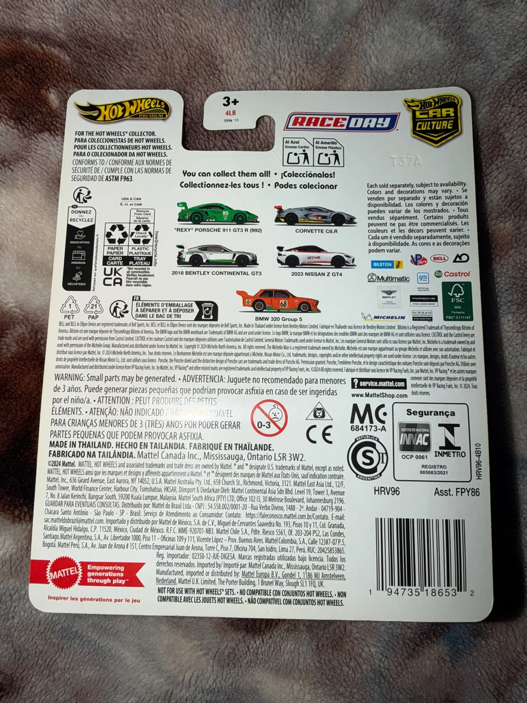 Hot Wheels Premium "Roxy" Porsche 911 GT3 R (992) Race Day - photo 3
