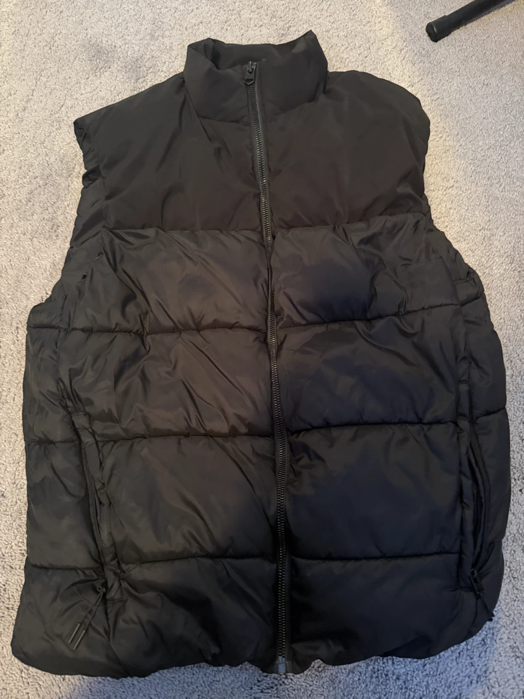 Zara Men’s Black Puffer Vest. Size M mens