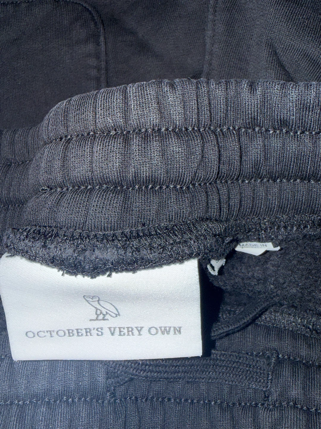 OVO October’s Very Own Black Sweatpants – Men’s XS - photo 2