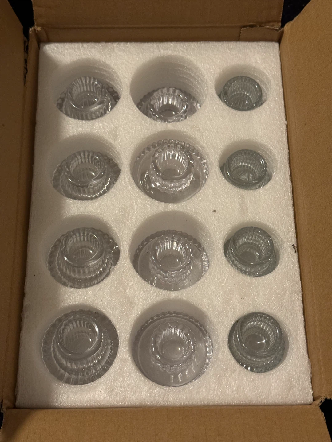 Glass Candlestick Holders (Set of 12) - photo 2