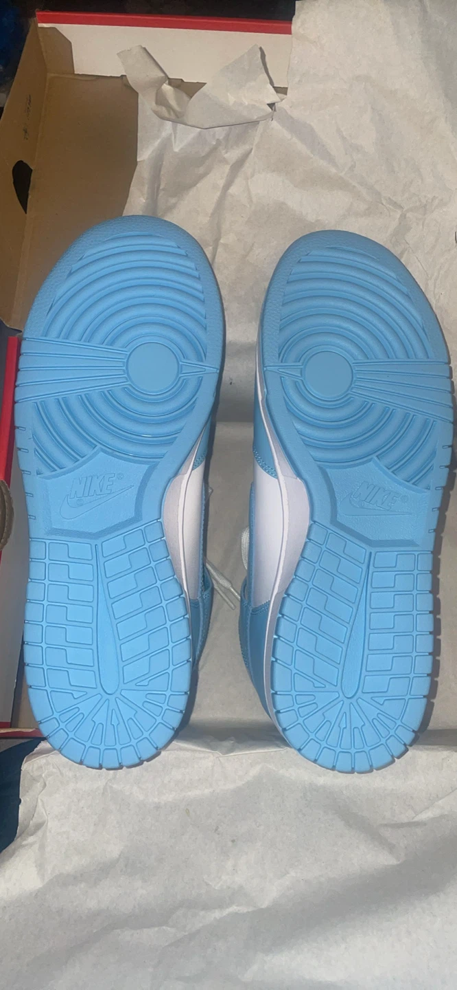 Nike Dunk High Blue White Sneakers - photo 2