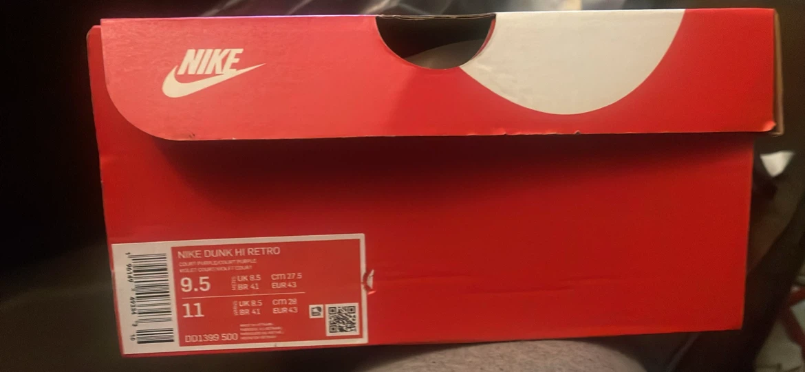 Nike Dunk High Retro Lakers Shoes