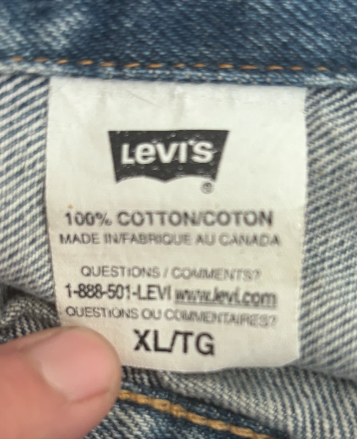 Levi's Denim Jacket XL - photo 2