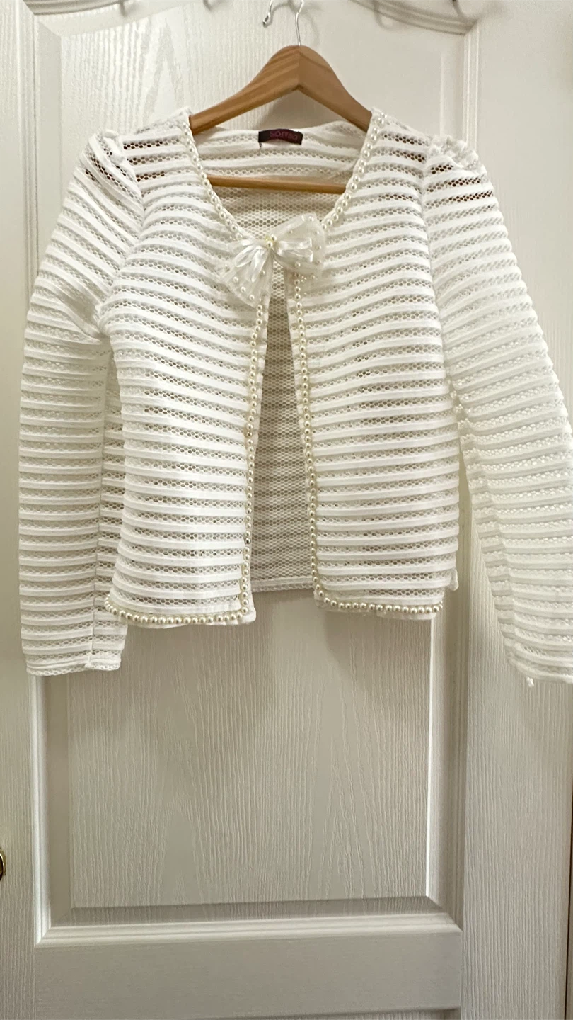 Sonrisa White Cardigan