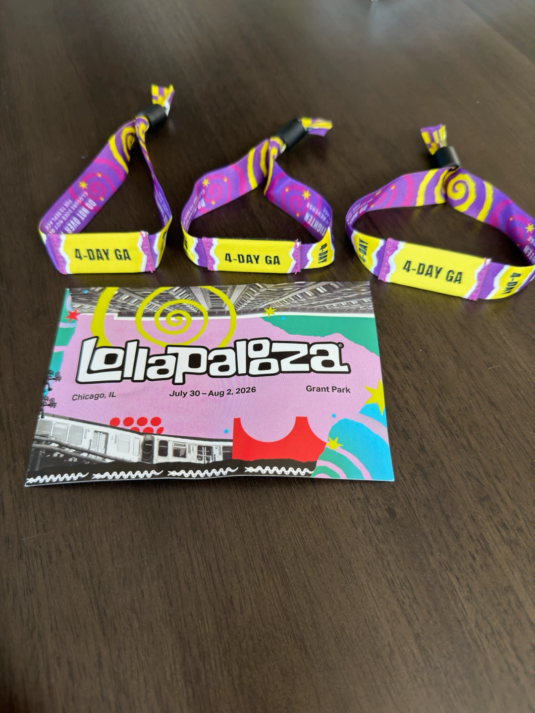 Lollapalooza 2026 4-Day General Admission Tickets - photo 3