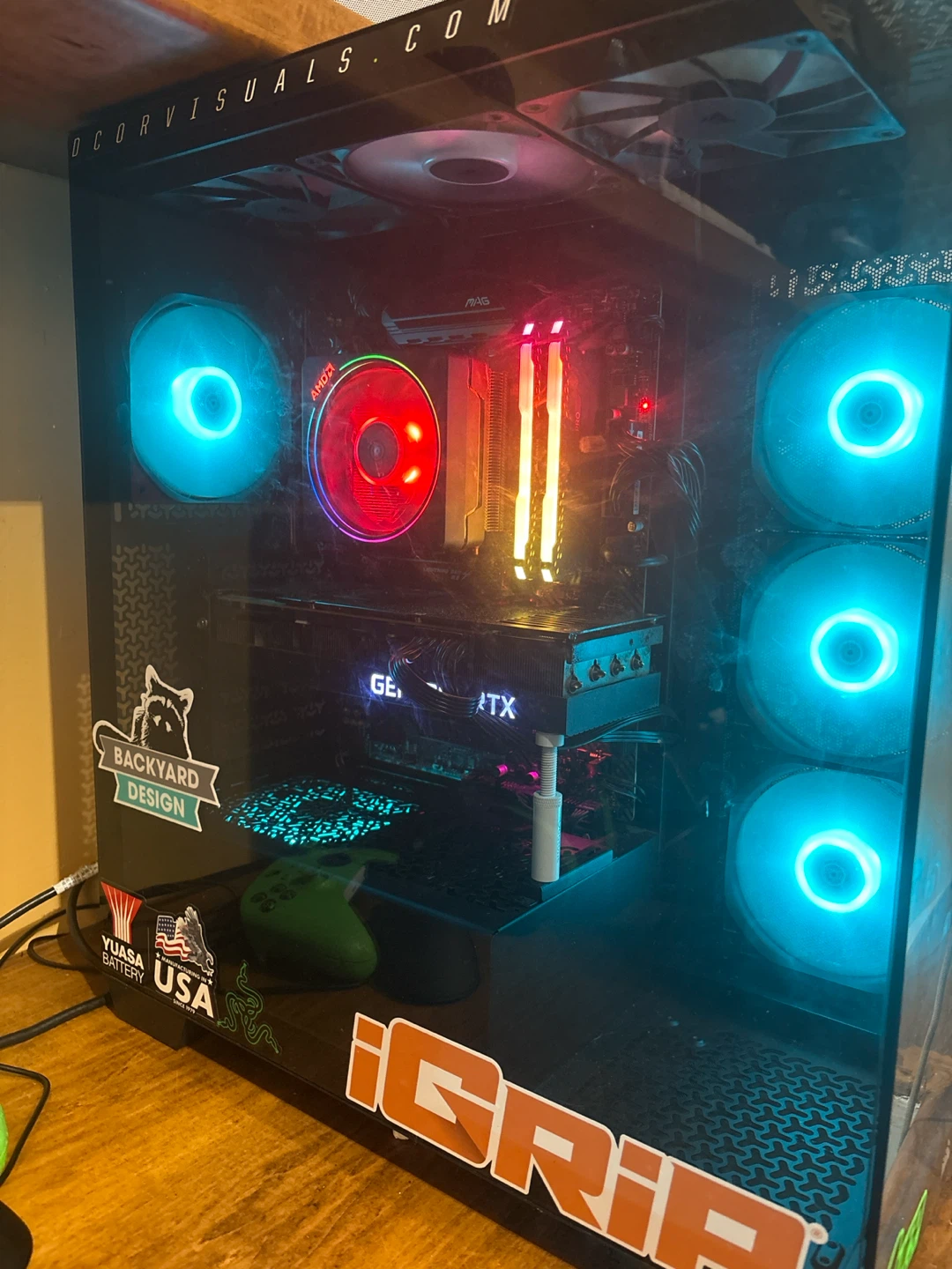 Custom gaming setup