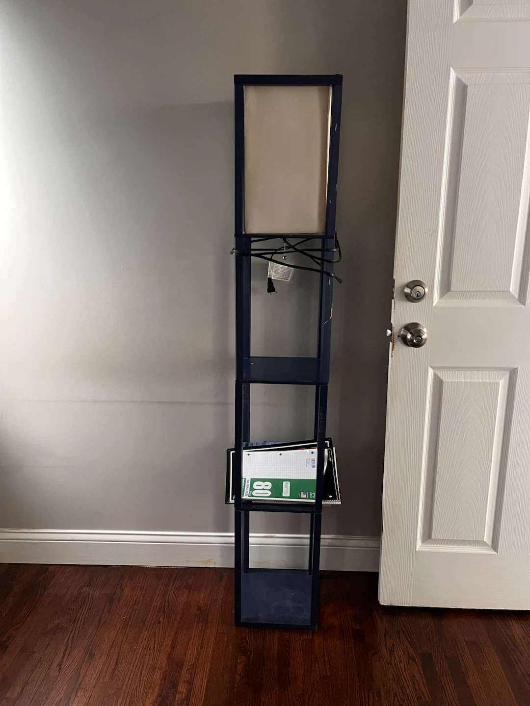Dark Blue Floor  Lamp