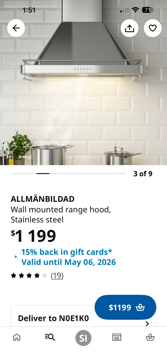 BRAND NEW IKEA ÖNNERUP Kitchenette / Hutch – Still in Boxes!